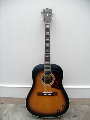 Fully restored guitar front